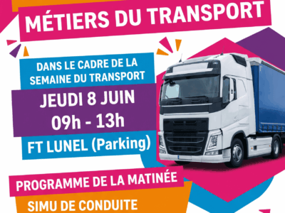 8 juin 2026 : Journée Découverte des Métiers des Transports